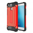 For Huawei P9 Lite Red Tough Armor TPU + PC Combination Case
