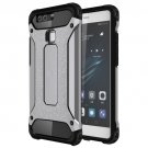 For Huawei P9 Grey Tough Armor TPU + PC Combination Case