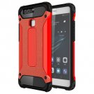 For Huawei P9 Red Tough Armor TPU + PC Combination Case