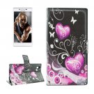 For Lenovo P70t Crystal Pattern Leather Case with Holder, Card Slots & Wallet