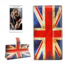 For Lenovo P70t UK Flag Pattern Leather Case with Holder, Card Slots & Wallet