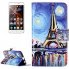 For Vibe K5 Painting Pattern Leather Case with Holder, Card Slots & Wallet