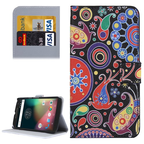 For Moto G 4 Gen Acaleph Pattern  Leather Case with Holder, Card Slots & Wallet