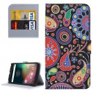 For Moto G 4 Gen Acaleph Pattern  Leather Case with Holder, Card Slots & Wallet
