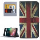For Moto G 4 Gen UK Flag Pattern Leather Case with Holder, Card Slots & Wallet