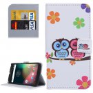For Moto G 4 Gen Lovers Pattern Leather Case with Holder, Card Slots & Wallet