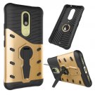 For Moto M Gold Hybrid Case TPU + PC Rotating Case with Holder