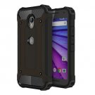 For Moto G (3rd gen) Black Tough Armor TPU + PC Combination Case