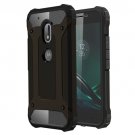 For Moto G4 Play Black Tough Armor TPU + PC Combination Case