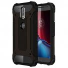 For Moto G/G Plus (4rd gen) Black Tough Armor TPU + PC Combination Case