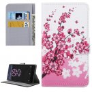 For Xperia X Performance Blossom Pattern Leather Case with Holder, Card Slots