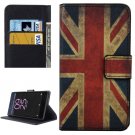 For Xperia X Performance UK Flag Pattern Leather Case with Holder, Card Slots