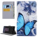 For Xperia X Performance Butterfly Pattern Leather Case with Holder, Card Slots