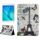 For Tab A 8.0 T350 Tower Pattern Horizontal Flip Leather Case with Holder