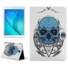 For Tab A 8.0 T350 Skull Pattern Horizontal Flip Leather Case with Holder