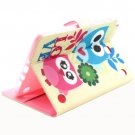 For Tab A 8.0 T350 Owl Flip Leather Case with Holder, Card Slots & Wallet