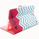 For Tab A 8.0 T350 Smile Flip Leather Case with Holder, Card Slots & Wallet