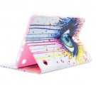 For Tab A 8.0 T350 Eye Flip Leather Case with Holder, Card Slots & Wallet