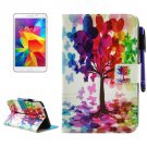 For Tab 4 7.0 Tree Smart Cover Leather Case with Holder, Wallet & Card Slots