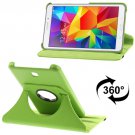 For Tab 4 7.0 Green Litchi Texture Leather Case with 2-angle Rotating Holder