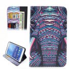 For Tab 4 7.0 Ethnic Elephant Flip Leather Case with Holder, Wallet & Card Slots