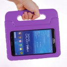 For Tab 4 7.0 Purple EVA Rugged Foam Case with Handle and Holder