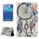 For Tab 3 Lite 7.0 Windbell Pattern Horizontal Flip Leather Case with Holder
