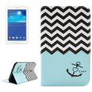 For Tab 3 Lite 7.0 Anchor 2 Sided Leather Case with Holder, Card Slots & Wallet