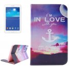 For Tab 3 Lite 7.0 Love 2 Sided Leather Case with Holder, Card Slots & Wallet