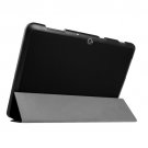 For Iconia One 10 Black Custer Flip Leather Case with Three-folding Holder
