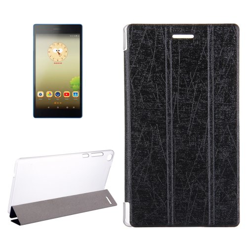 For Lenovo TAB 3 Oracle Bone Leather Case with 3 Gears Holder - # Colors