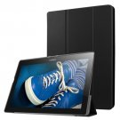 For Lenovo TAB 2 A10-30 Black Custer Leather Case with 3 Gears Holder