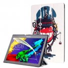 For Lenovo Tab 2 Smart Cover Custer Leather Case with 3 Gears Holder