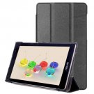For ZenPad C 7.0 Black Custer Texture Flip Leather Case with 3-folding Holder