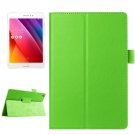 For ZenPad S 8.0 Green Litchi Smart Cover Flip Leather Case with Holder