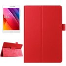 For ZenPad S 8.0 Red Litchi Smart Cover Flip Leather Case with Holder