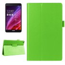 For FonePad 8 Green Litchi Smart Cover Flip Leather Case with Holder