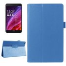 For FonePad 8 Blue Litchi Smart Cover Flip Leather Case with Holder