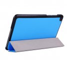 For Transformer Book T90 Chi Blue Smart Cover Leather Case with 3 Fold Holder