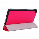 For Transformer Book T90 Chi Magenta Smart Cover Leather Case with 3 Fold Holder