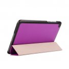 For Transformer Book T90 Chi Purple Smart Cover Leather Case with 3 Fold Holder