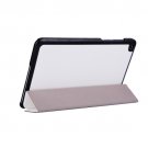 For Transformer Book T90 Chi White Smart Cover Leather Case with 3 Fold Holder