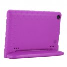 For Amazon Fire HD 8 (2016) EVA Bumper Purple Case with Handle & Holder