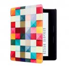 For Amazon Kindle Oasis Colorful Magic Cube Pattern Flip Leather Case