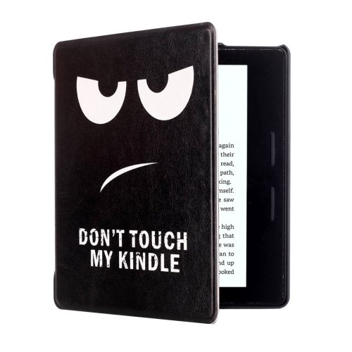 For Amazon Kindle Oasis Eyes Pattern Flip Leather Case