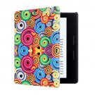 For Amazon Kindle Oasis Corkscrew Pattern Flip Leather Case