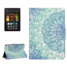 For Kindle Paperwhite 2 Flower Pattern Leather Case with Holder & Card Slots