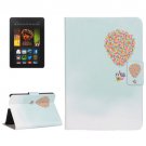 For Kindle Fire HDX 7 Balloon Pattern Leather Case with Holder & Card Slots