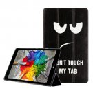 For LG G Pad III 8.0 Eyes Pattern Flip Leather Case with Holder