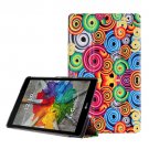 For LG G Pad III 8.0 Corkscrew Spin Pattern Flip Leather Case with Holder